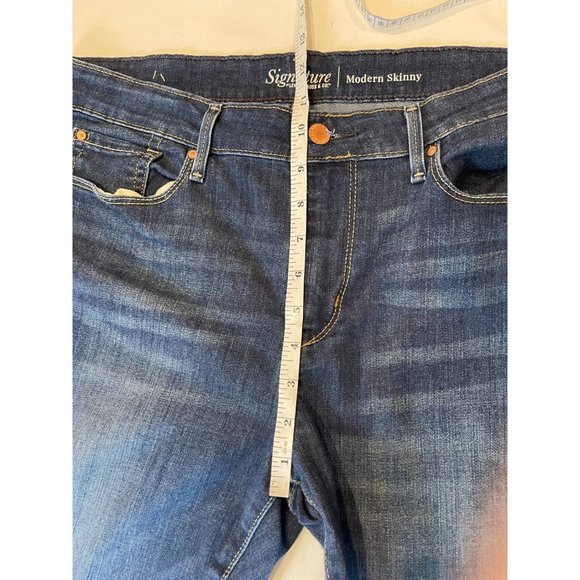 Signature By Levi Strauss & Co Women's Jeans Modern Skinny High Rise Blue SZ W32 - Picture 4 of 10